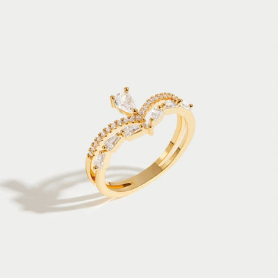 Aura - Élégante Bague en Cristal