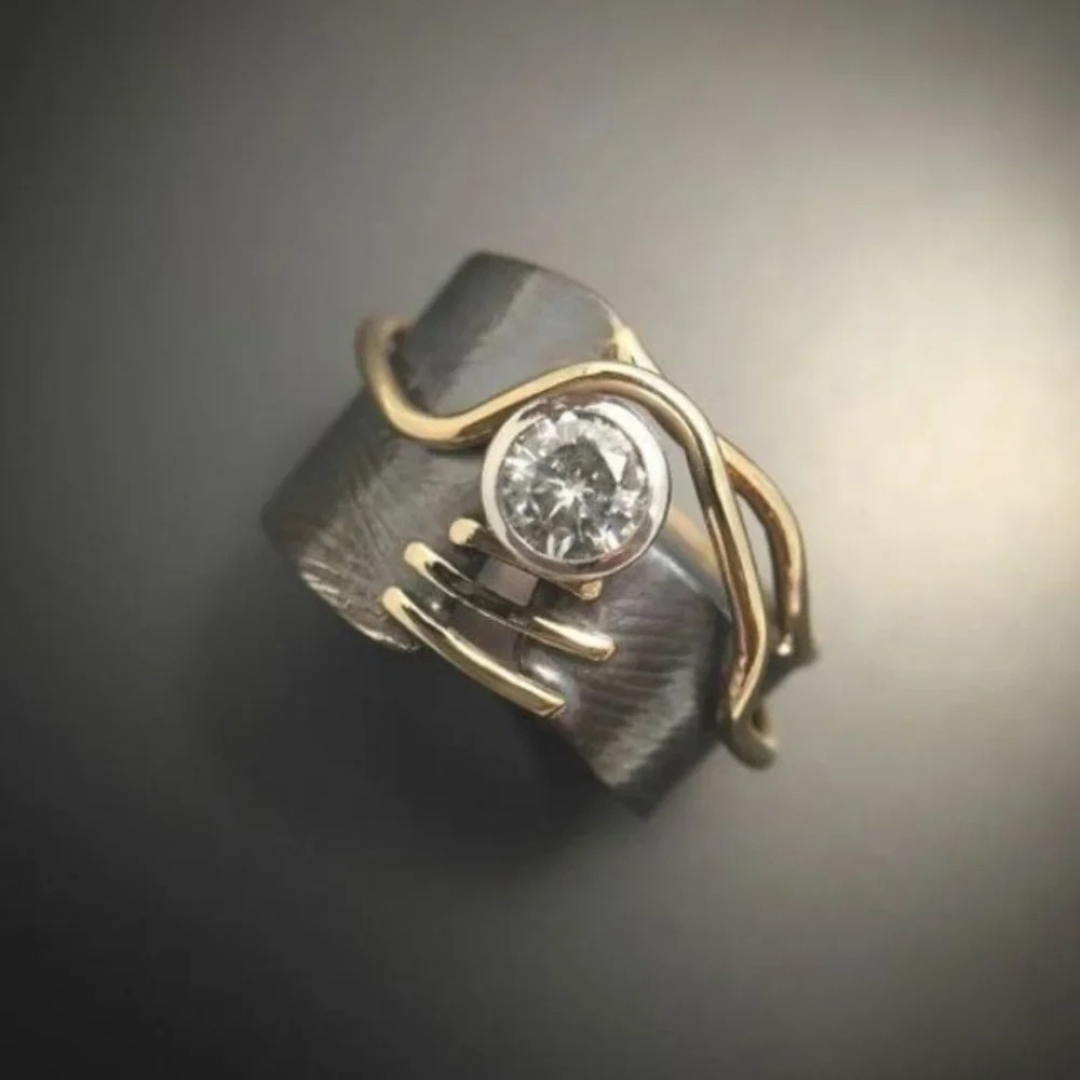 Lumineuse Bague Vintage en Argent