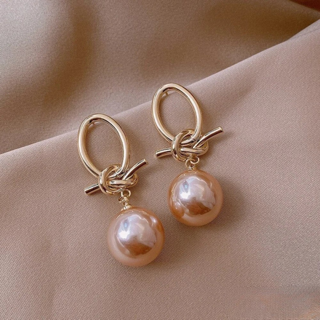 Élégantes Boucles d'Oreilles en Perles