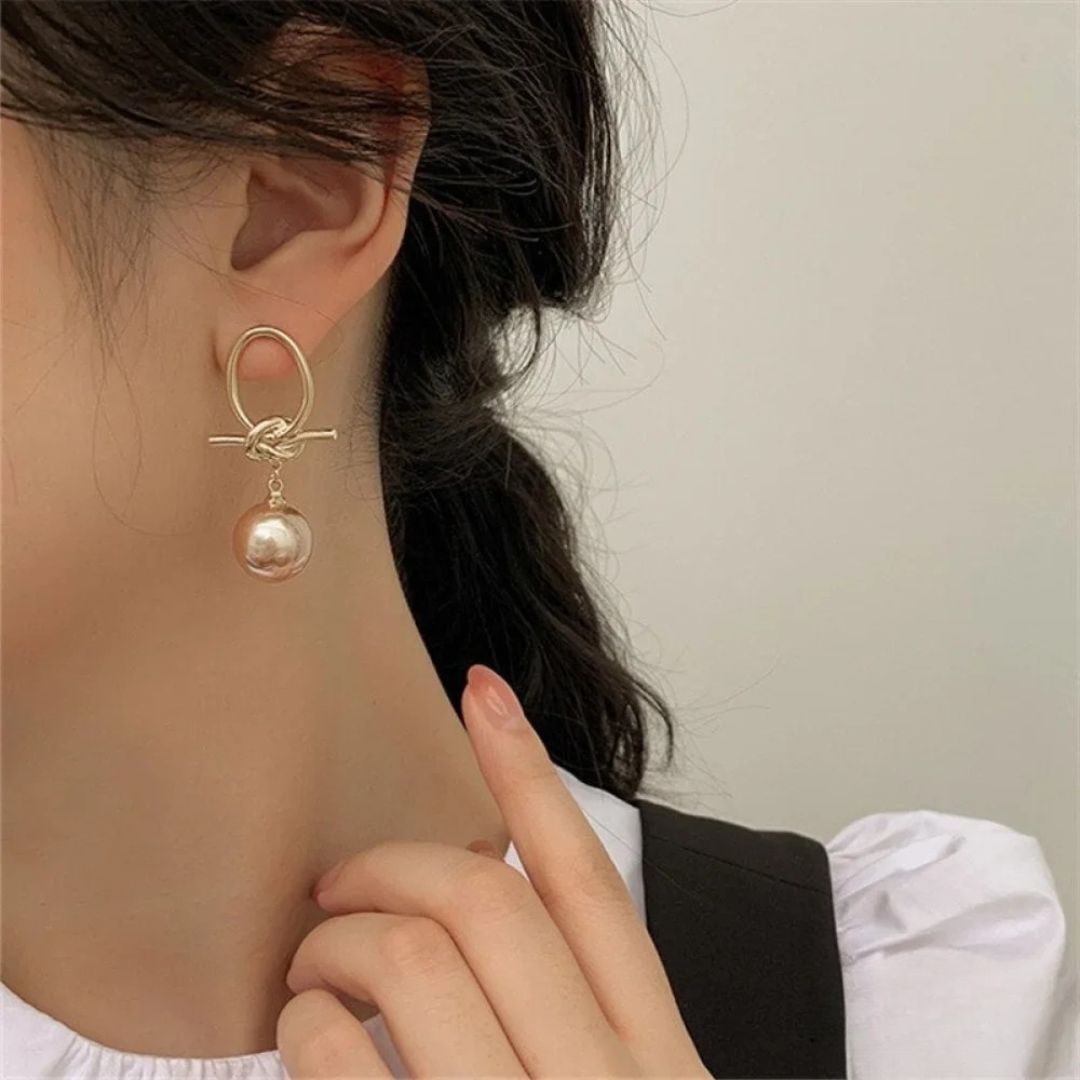 Élégantes Boucles d'Oreilles en Perles