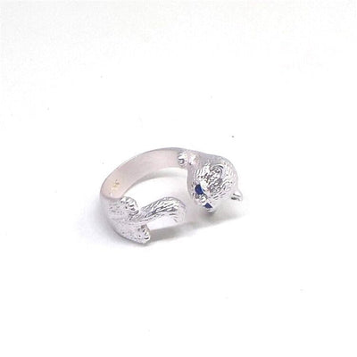 Adjustable 925 Silver Gemstone Ring