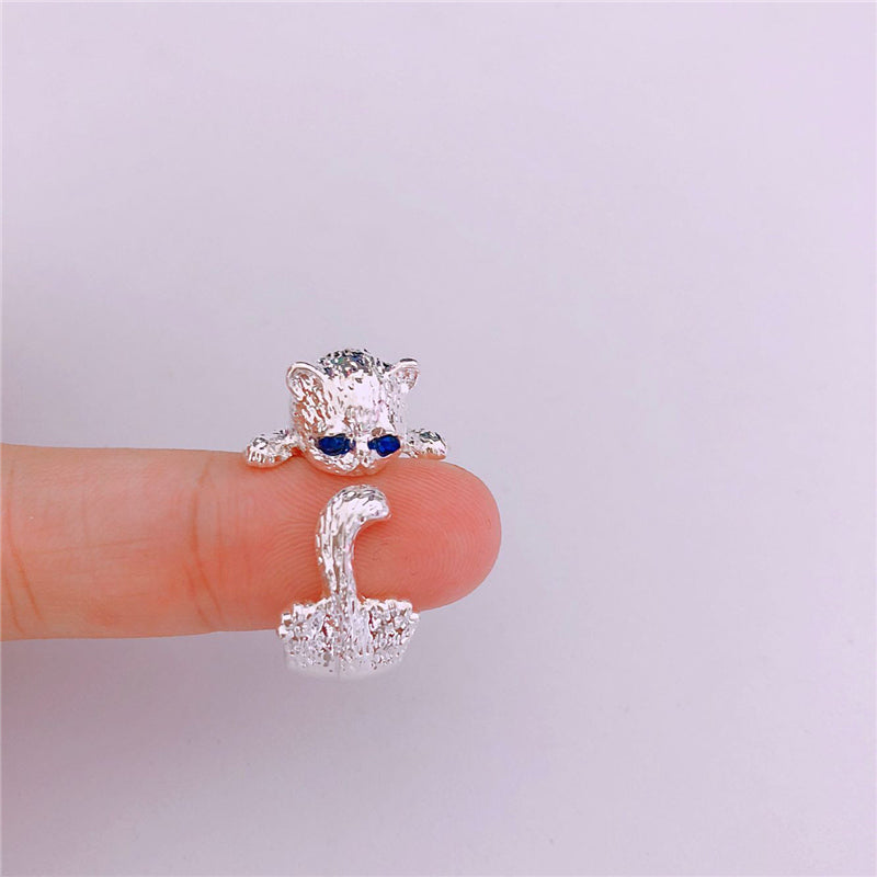 Adjustable 925 Silver Gemstone Ring
