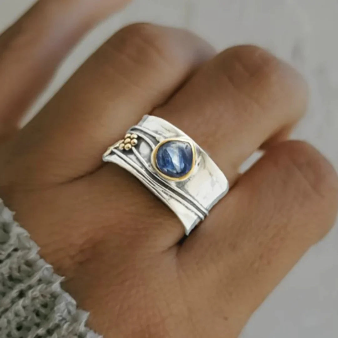 Sérénité - Bague en Pierre Azur