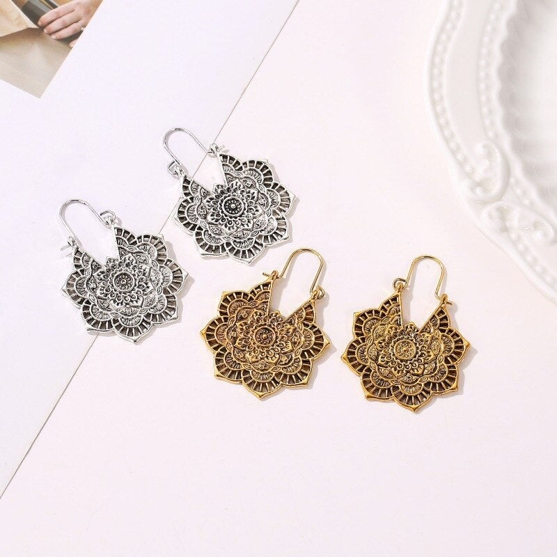 Pendientes Mandala Lotus
