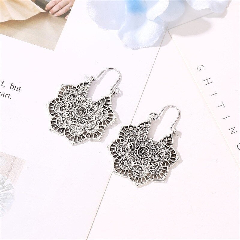 Pendientes Mandala Lotus