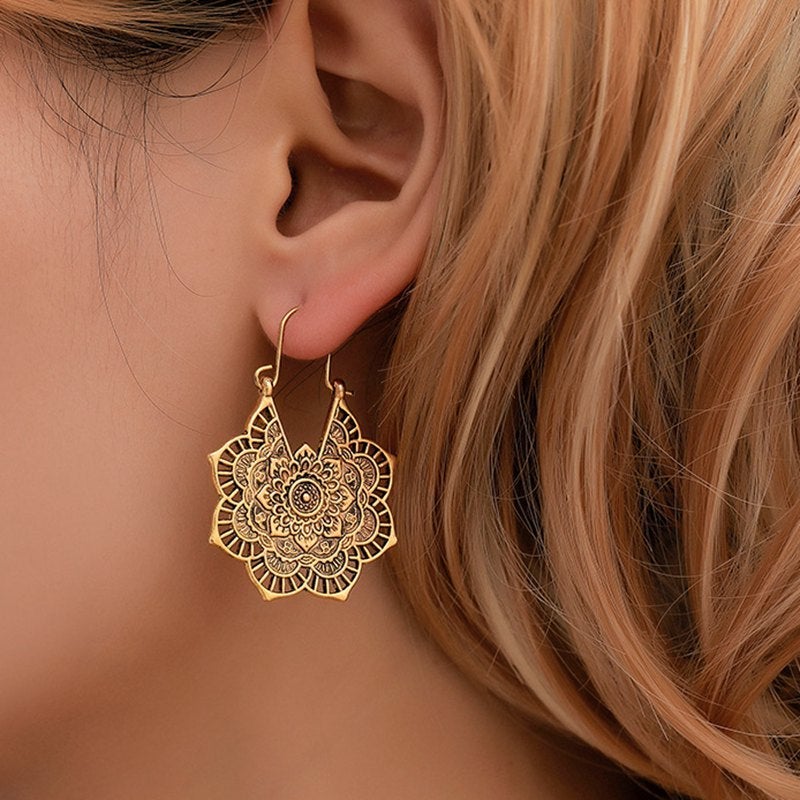 Pendientes Mandala Lotus