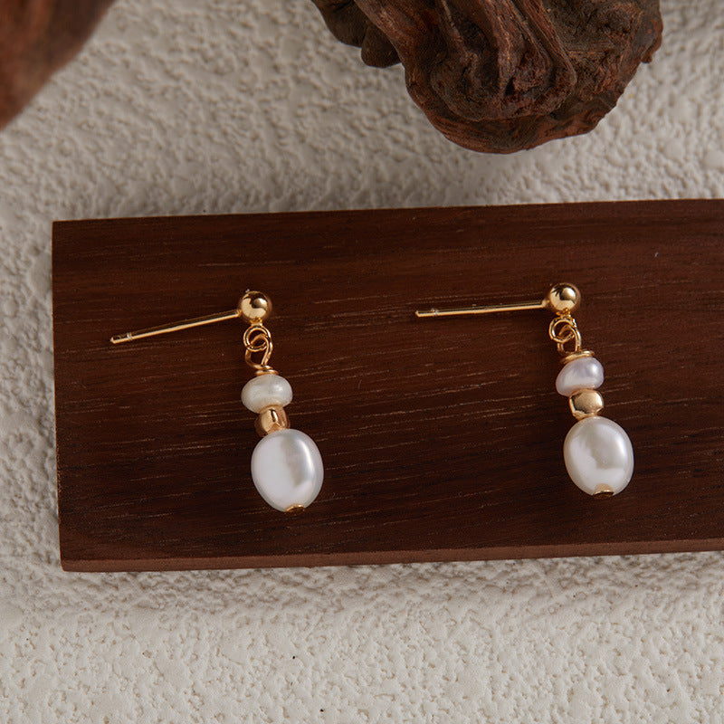 Élégantes Boucles d'Oreilles en Perles