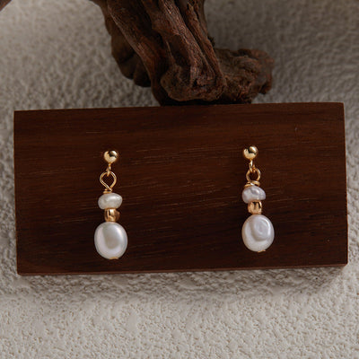Élégantes Boucles d'Oreilles en Perles