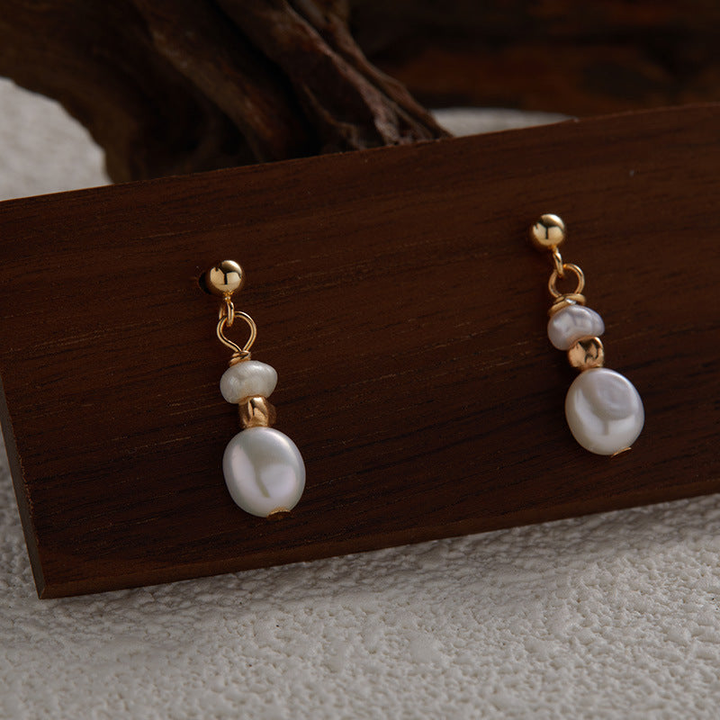 Élégantes Boucles d'Oreilles en Perles