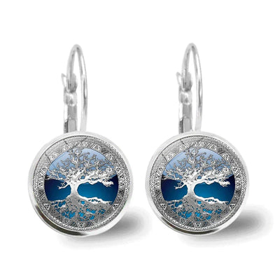 Boucles d'oreilles en Argent - Arbre de Vie