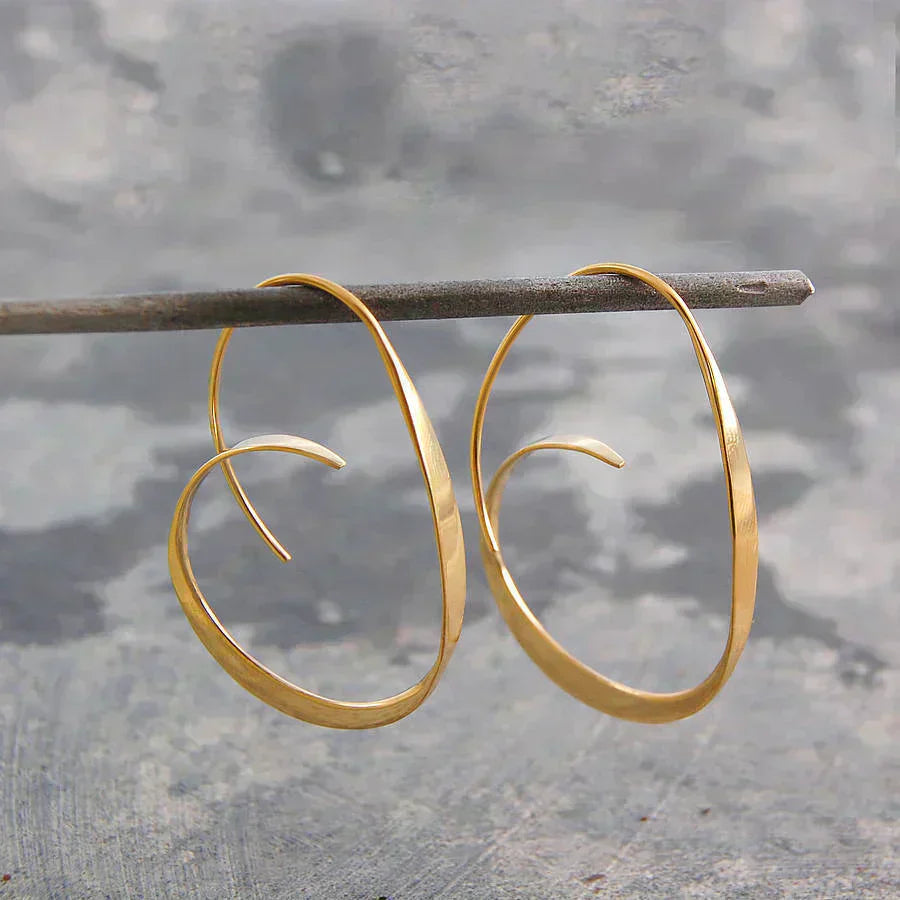 Délice Boucles d'Oreilles en Spirale