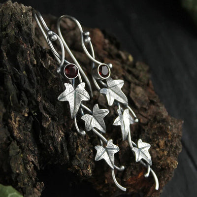Boucles d'oreilles en Cristal Bleu - Élégance Elfique