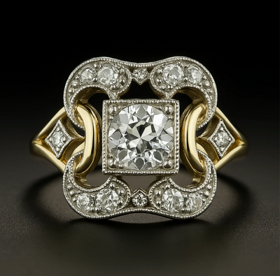 Vintage Zirconium Ring