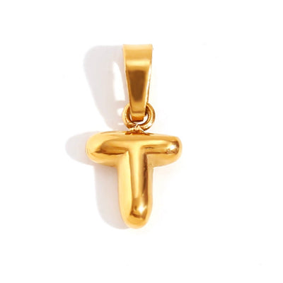 Collier en lettres bulle sophistiqué