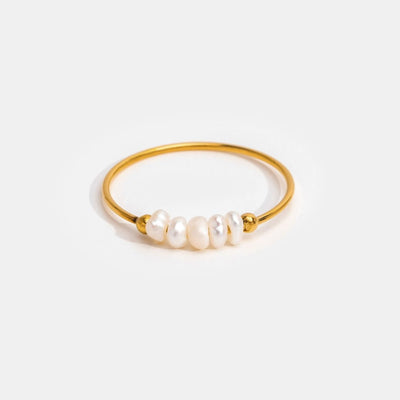 Grace - Bague en perles naturelles