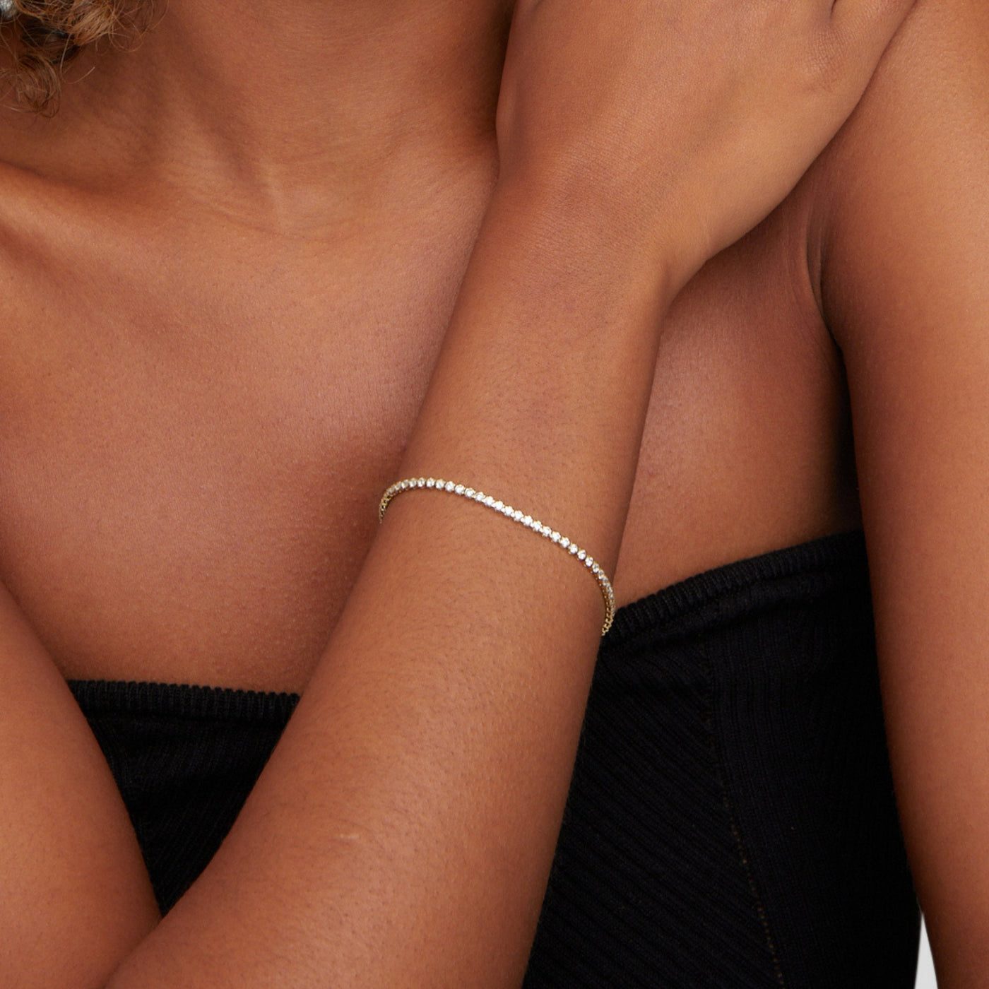 Bracelet de Tennis Argent Cordelia