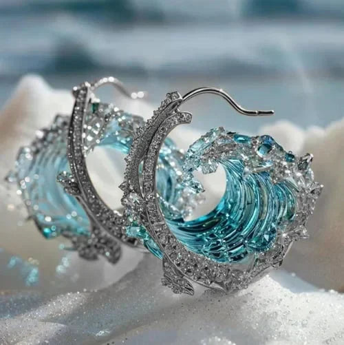 Sérénité - Boucles d'oreilles Inspirées de l'Océan