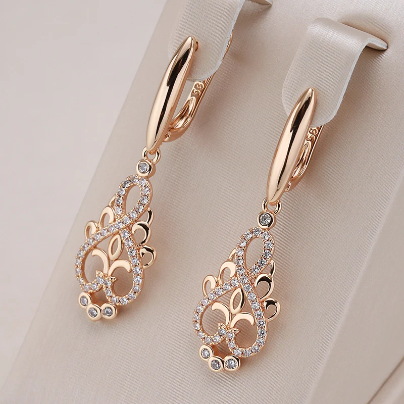 Charmantes Boucles d'Oreilles Fée en Or