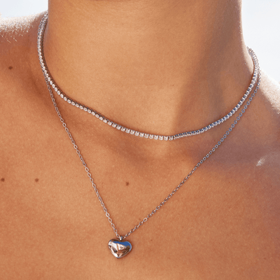 Collier en Cristal Lexi Silver