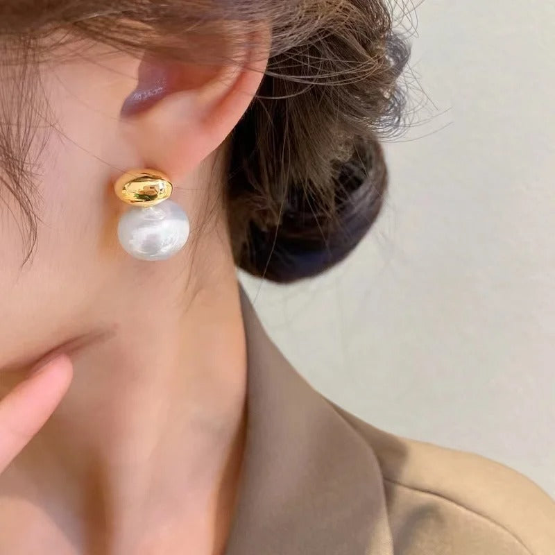 Boucles d'oreilles vintage en perles par Aeri
